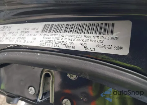 2018 Ram 1500 Big Horn 4X4 5'7 Box из США, поврежденный, VIN 1C6RR7LT8JS292215